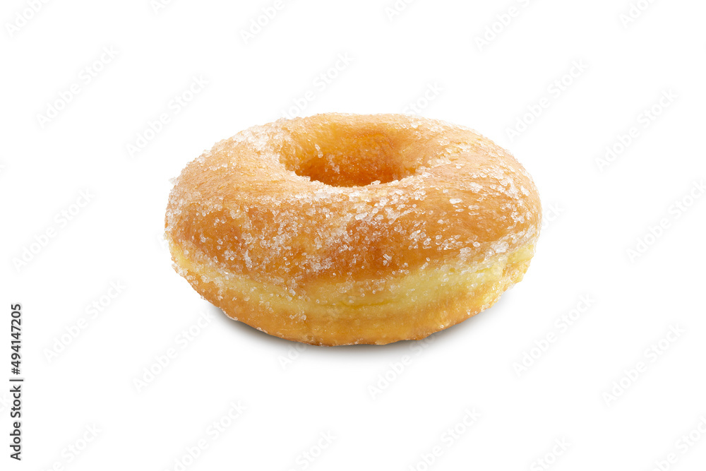 Sugary donut isolated on a white background. Sugary donut isolated on a white background.