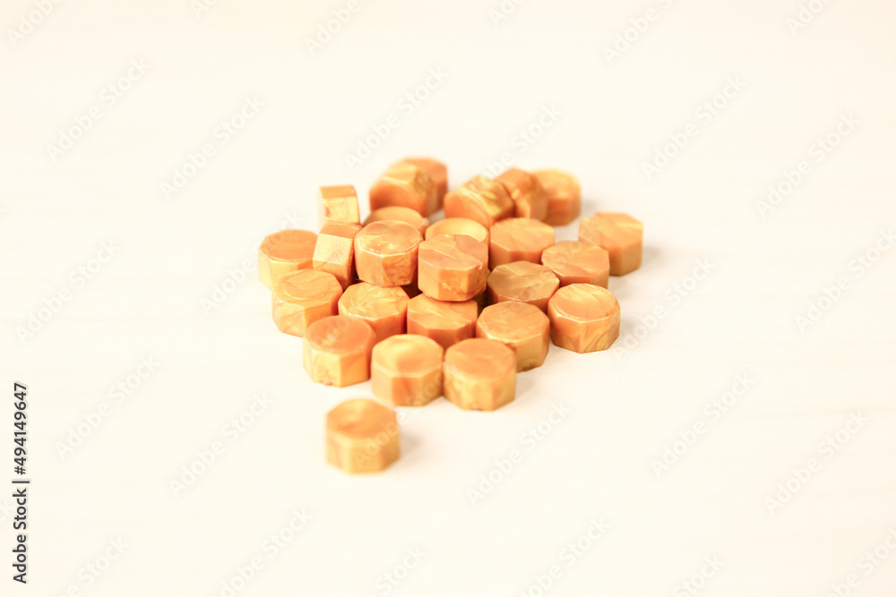 Gold Sealing wax granules or Beads a lot Gold Sealing wax granules or Beads a lot