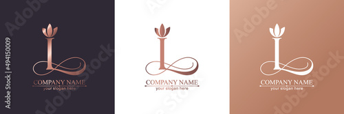 L logo or monogram. L Letters of the alphabet Initials. Beautiful logo design for company branding. Vector illustration.