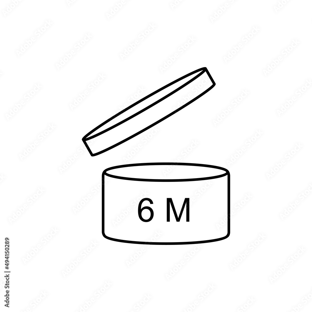 Period After Opening PAO 6 six months.