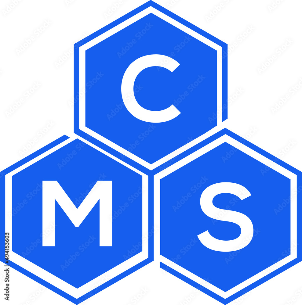 CMS letter logo design on black background. CMS creative initials letter logo concept. CMS letter design. CMS letter logo design on black background. CMS creative initials letter logo concept. CMS letter design.