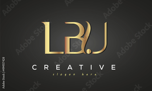 LBU creative luxury logo design photo