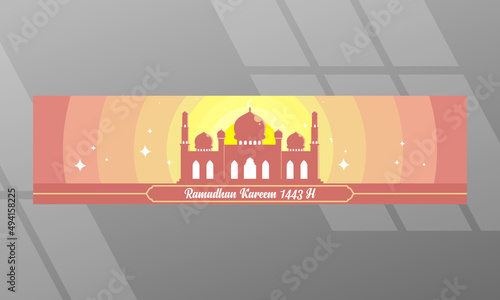 Banner design and ramadhan concept