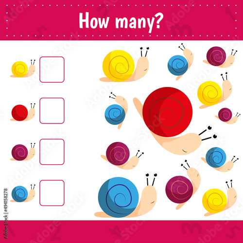 How many snails are there