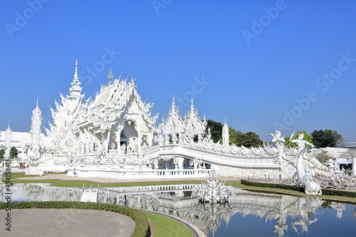 White Temple in Chiang Rai Province Thailand