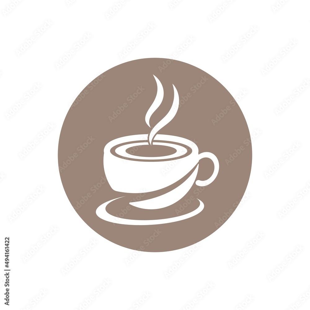 Obraz premium Coffee cup Logo Template