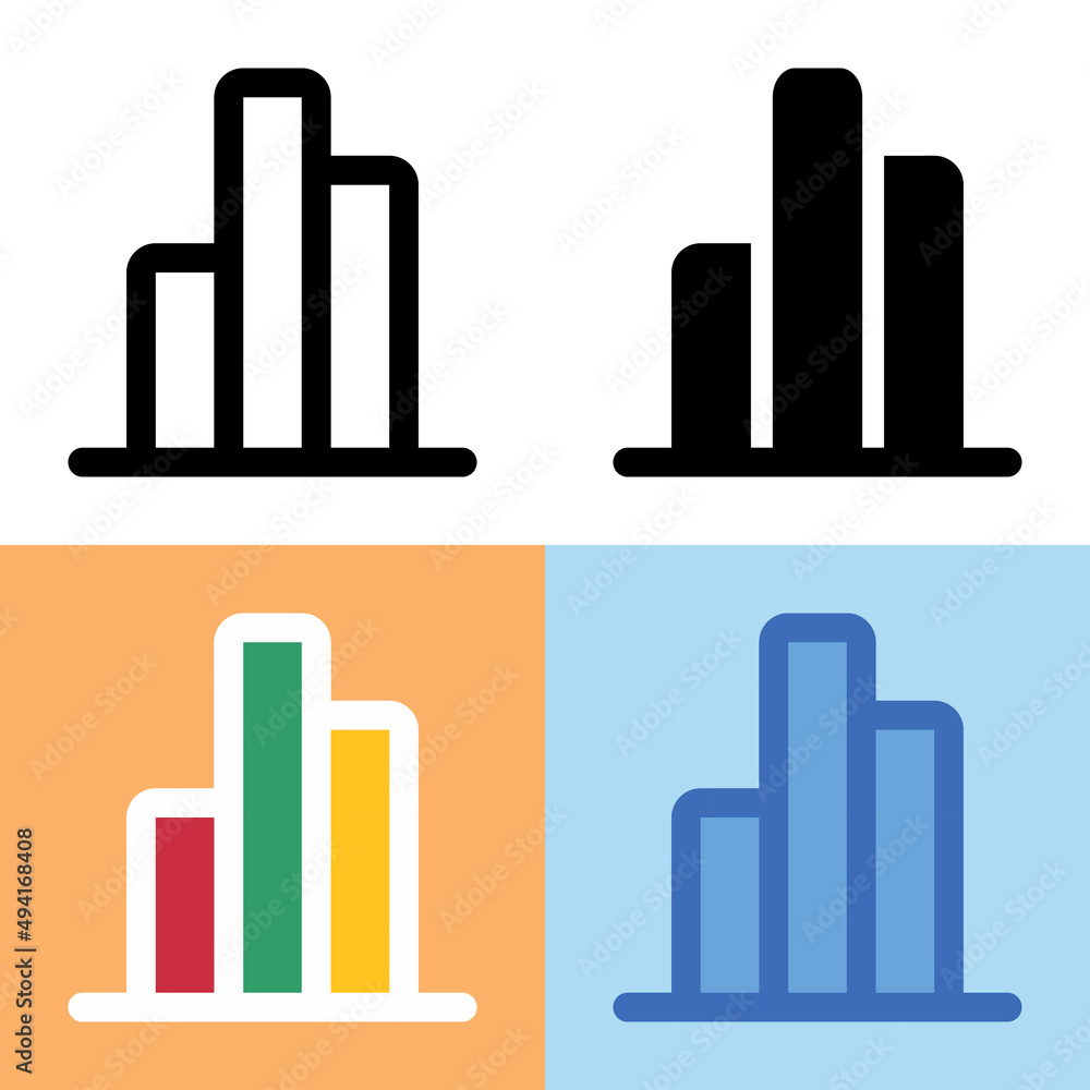 Illustration vector graphic of Chart Icon. Perfect for user interface, new application, etc
