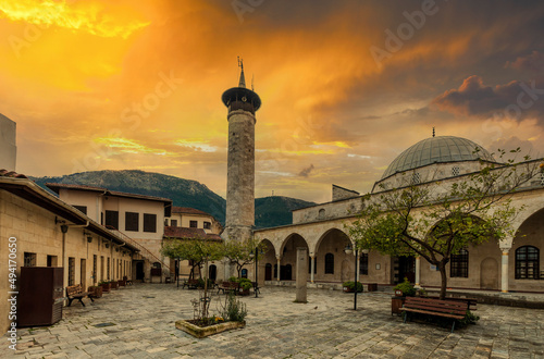 Habib-i Neccar Mosque view in Antakya City of Turkey photo