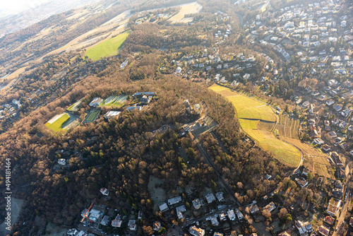 Karlsruhe und Umgebung aus der Luft