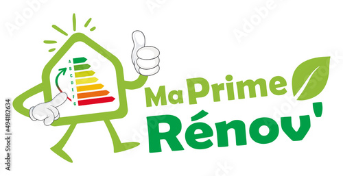 Transition énergétique, économie d'énergie, travaux d'amélioration énergétique, ma prime rénove