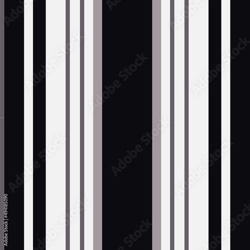Black and white stripes seamless repeat pattern print background photo