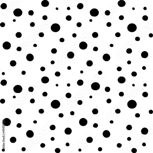 different circle dot points seamless pattern for wrap fabric paper