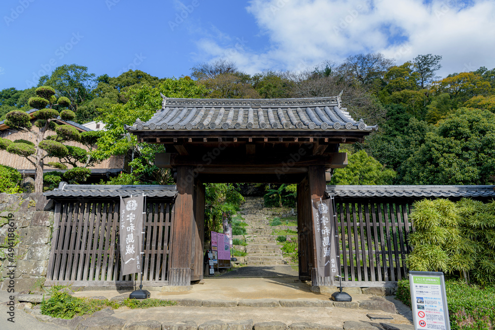 愛媛 宇和島城 上り立ち門