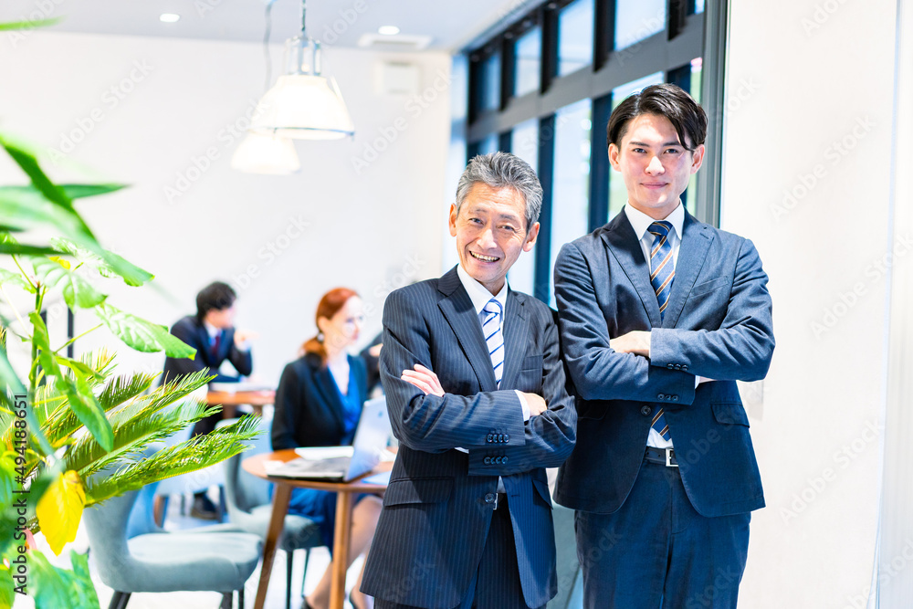 フレンドリーな上司と部下