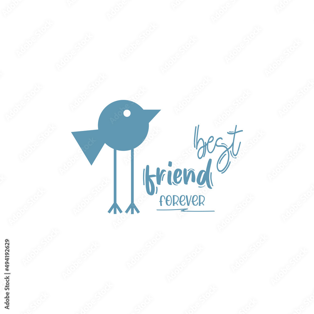 friend quote bird illustration design craft motivation friend quote bird illustration design craft motivation