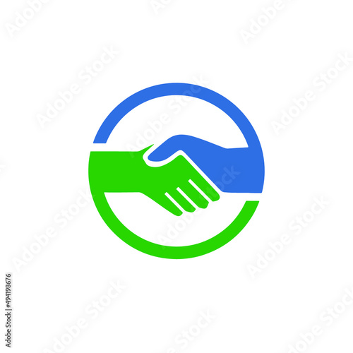 Handshake symbol (handshake emblem, handshake sign)
