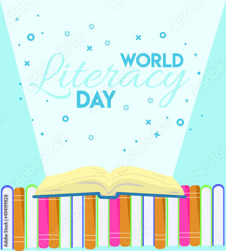 world book day 23 april vector
