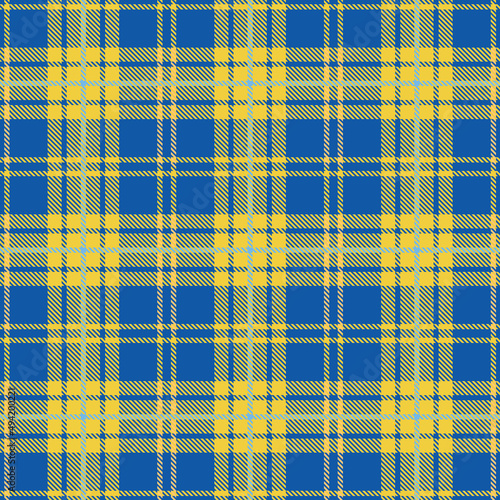 Tartan  Plaid  Seamless Pattern   in   Color  flag Ukraine.