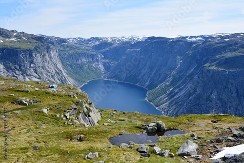 lake in the mountains