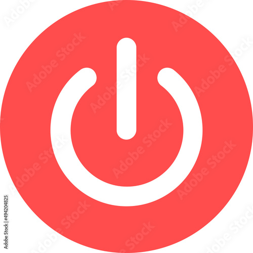 power button icon vector