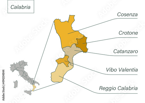 Province Regione Calabria