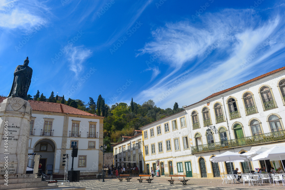 Fototapeta premium Praça da República in Tomar, Portugal