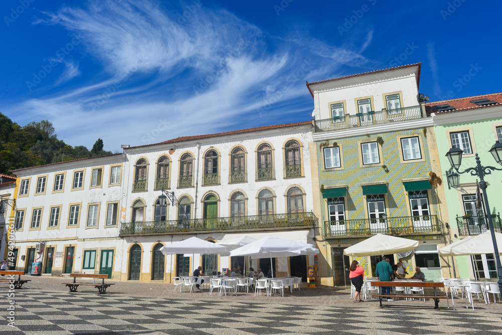 Fototapeta premium Praça da República in Tomar, Portugal 
