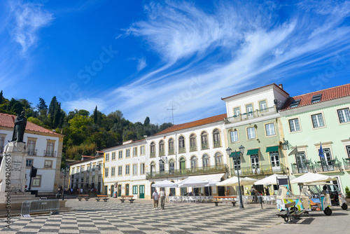 Praça da República in Tomar, Portugal photo