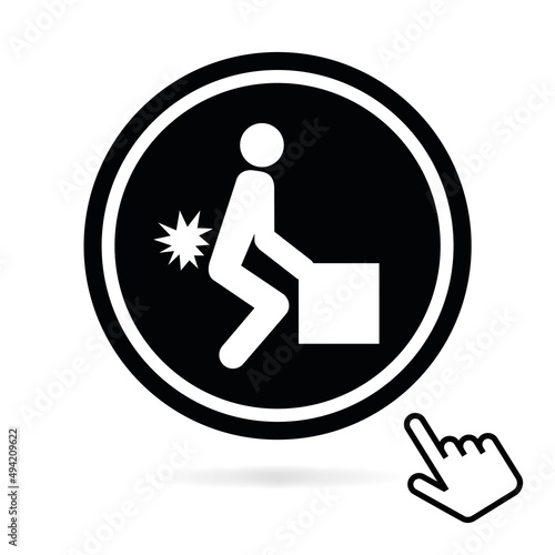 Logo inaptitude au travail.