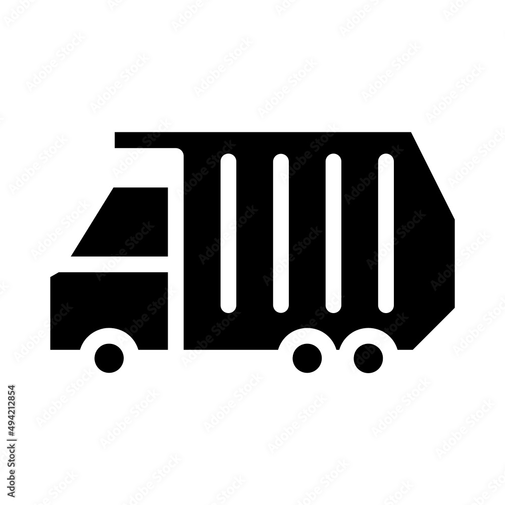 garbage truck icon