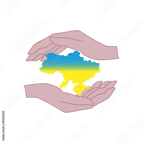 Defense of Ukraine. Stop war! Close the sky of Ukraine! Protection of civilians in Ukraine. Freedom of Ukraine in the hands of the people