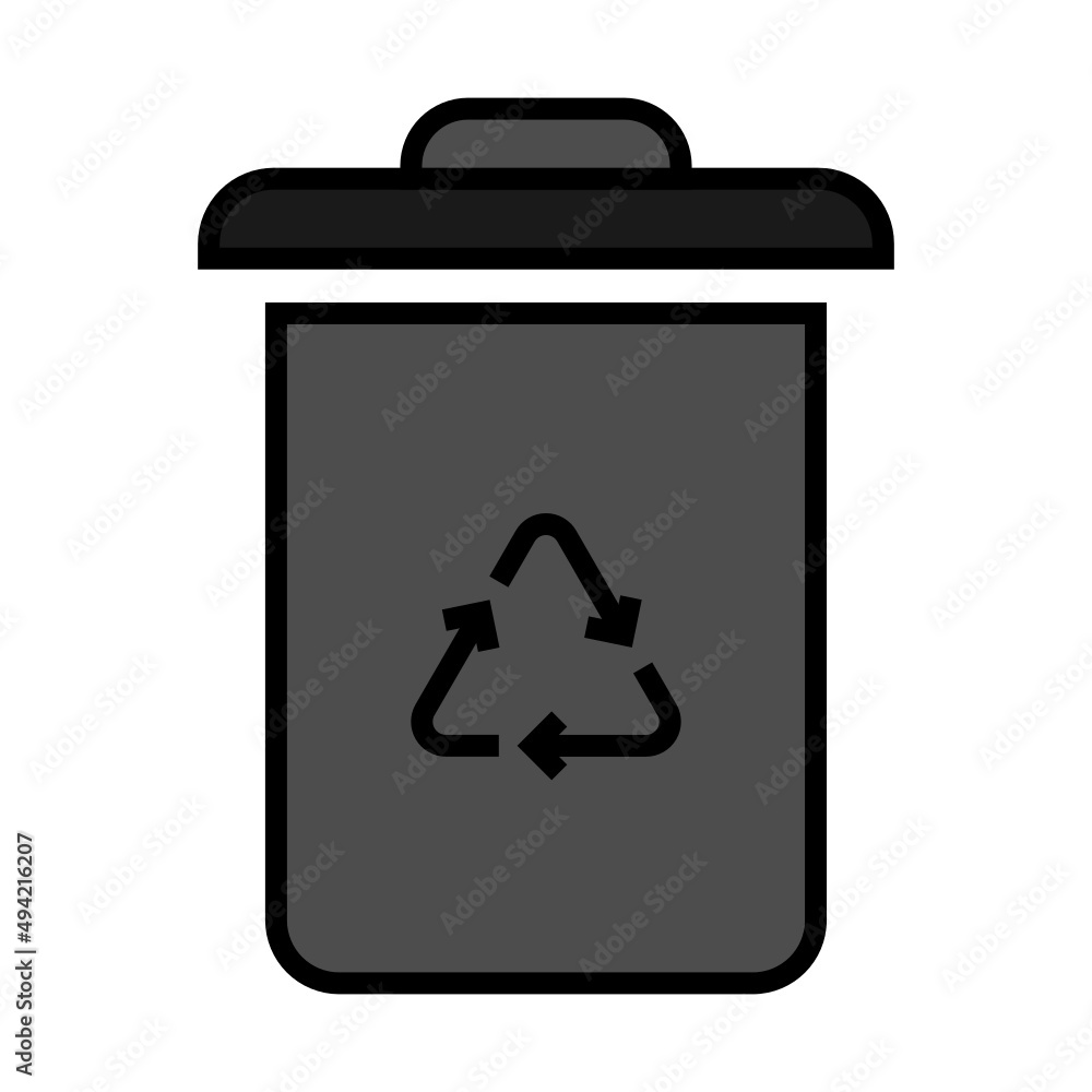 rubbish bin icon rubbish bin icon