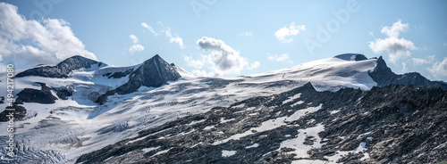 Mountain glacier in Austrian Alps