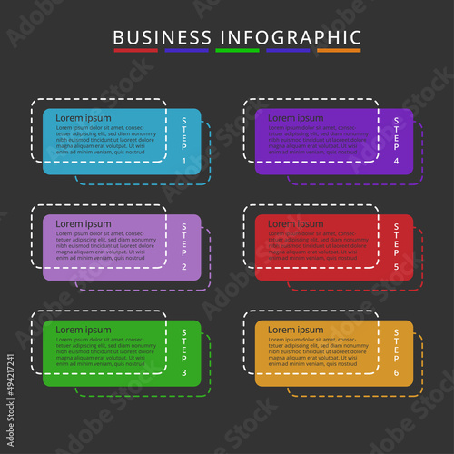 Gradient Infographic design with icons and 5 options or steps and scratch effect. infographics for business concept.