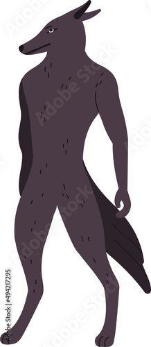 Ancient Mythology Fantasy Creature Werewolf Illustration