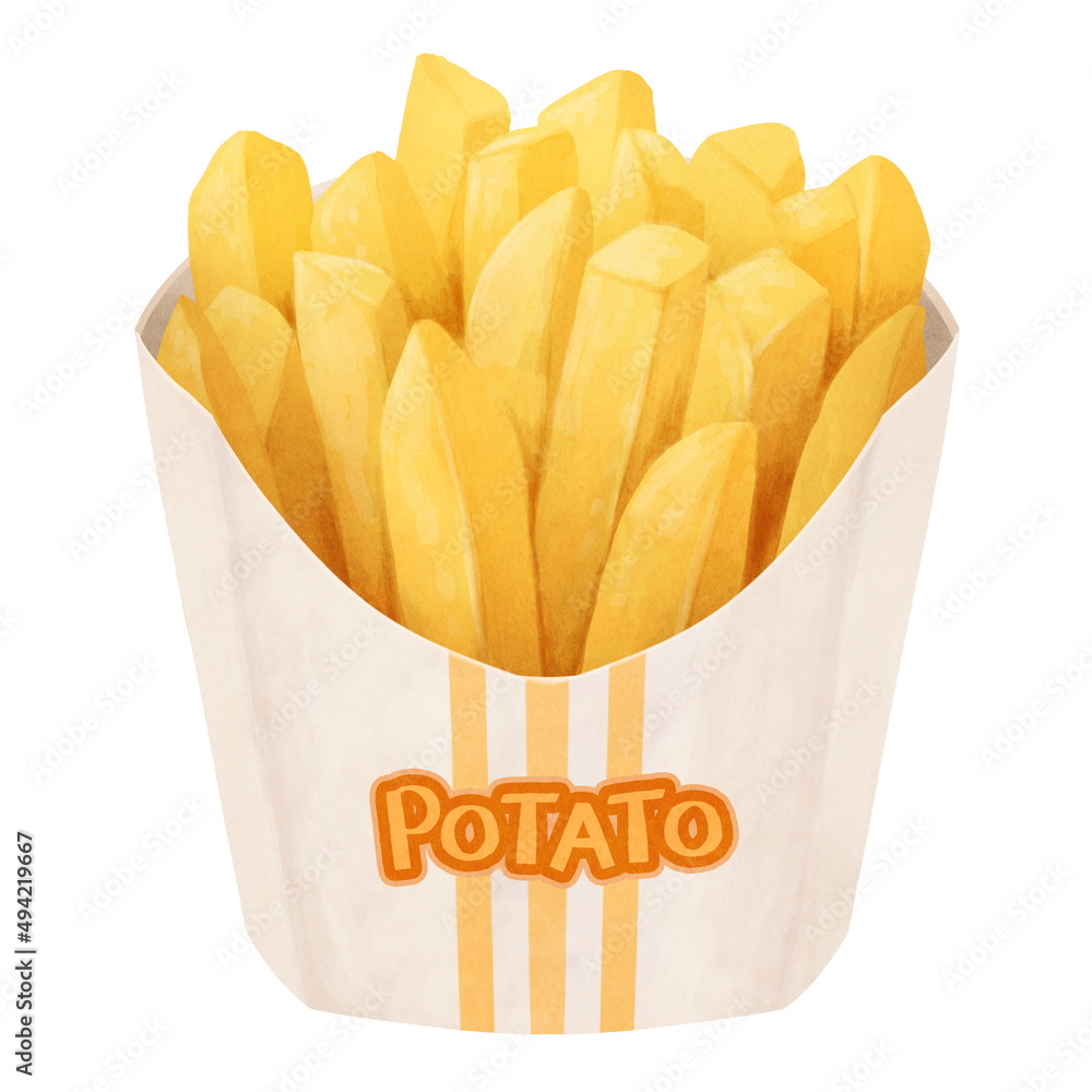 フライドポテト Stock イラスト Adobe Stock