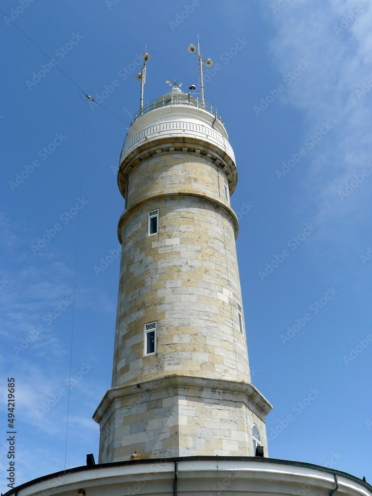 Santander (Spain). Cabo Mayor lighthouse in the city of Santander.