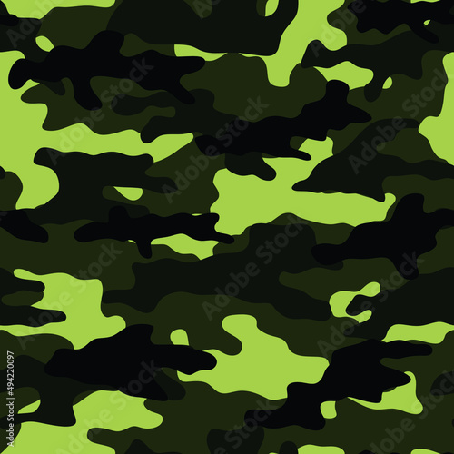 Abstract camouflage. Military uniform. Sporty style.