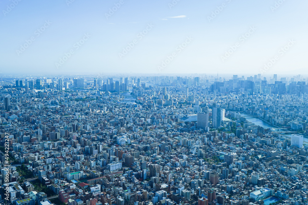 東京の風景・高層ビル群
