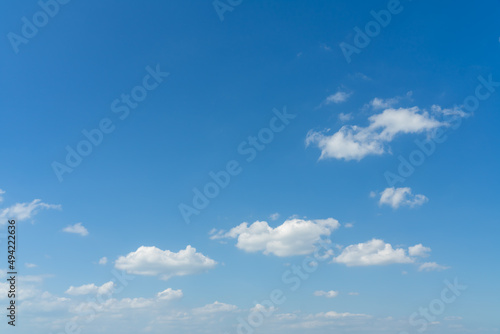 Cloud and blue sky for background
