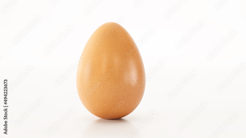 3d render of egg isolated on white background, Easter theme. 3d render of egg isolated on white background, Easter theme.