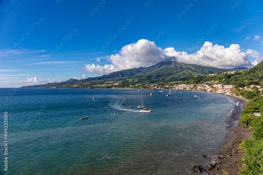 Saint-Pierre and Mount Pelee, Martinique, French Antilles