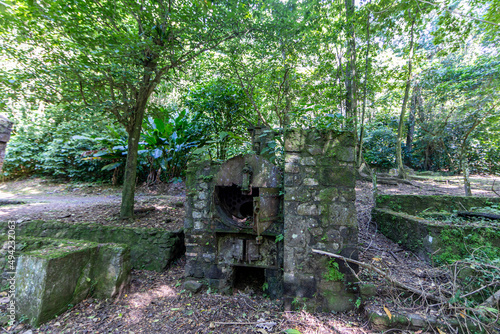 Ruins of anse Couleuvre plantation - Le Precheur, Martinique French Antilles