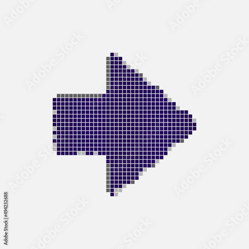 Motion Video Logo pixel Design Template