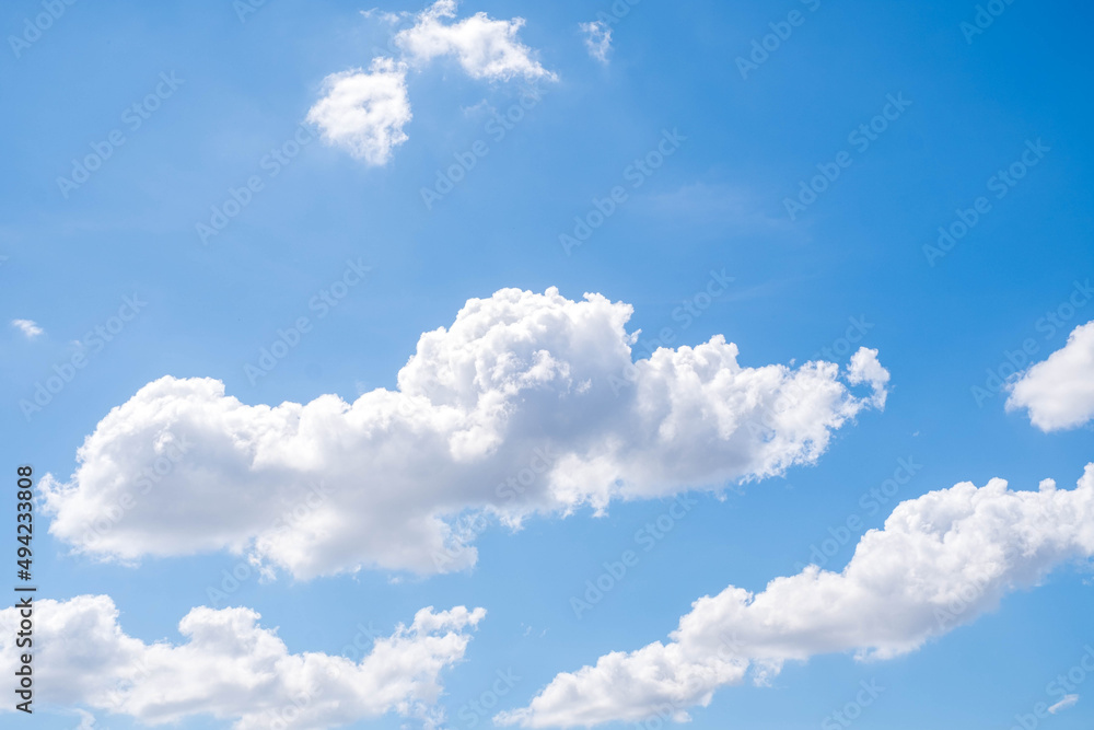 group of beautiful sky white clouds perfect for the background, clear blue sky, sunlight , winter group of beautiful sky white clouds perfect for the background, clear blue sky, sunlight , winter