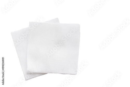 Фотография pair of gauzes on isolated white background