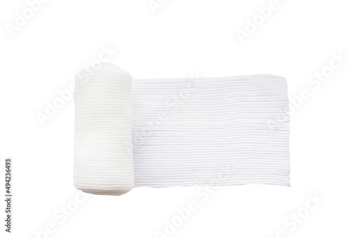Papier peint Roll gauze on isolated white background
