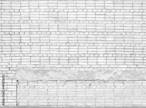 white brick wall