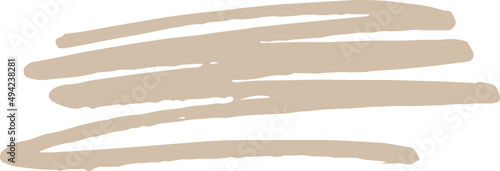 Abstract Beige Paint Brush