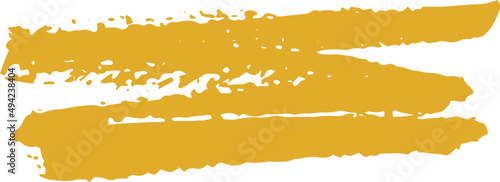 Abstract Yellow Paint Brush
